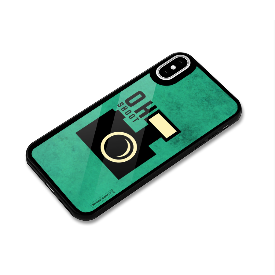 Oh Shoot Glass Back Case for iPhone XS