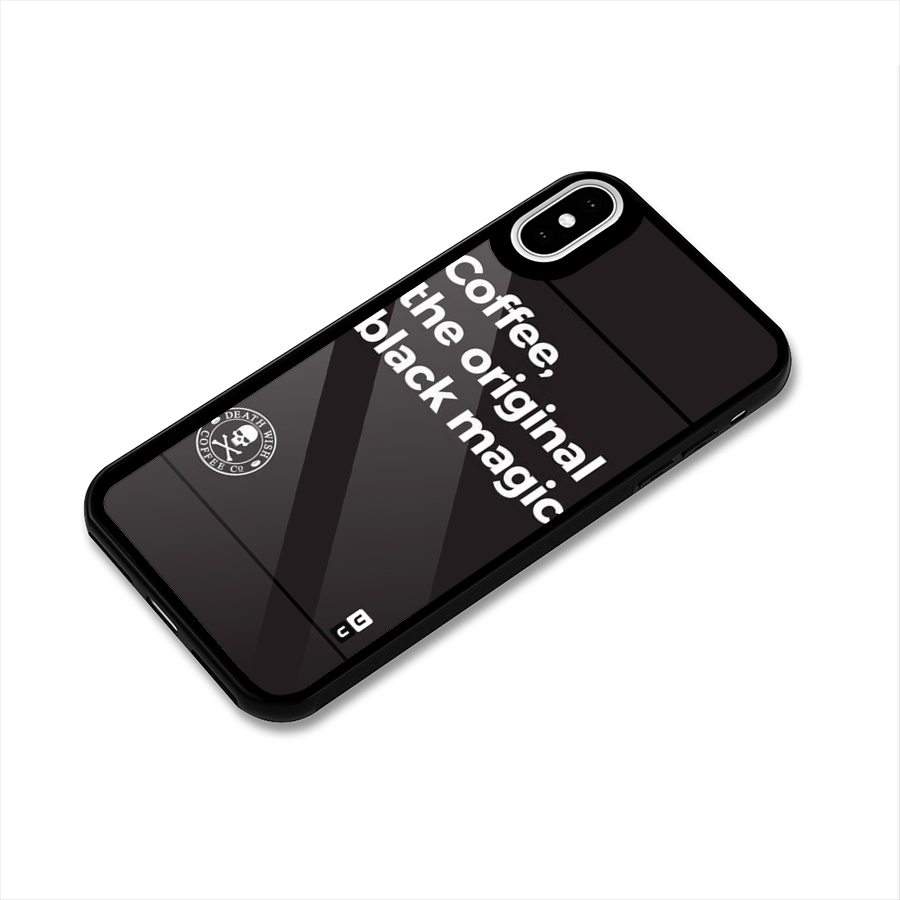 Original Black Magic Glass Back Case for iPhone XS