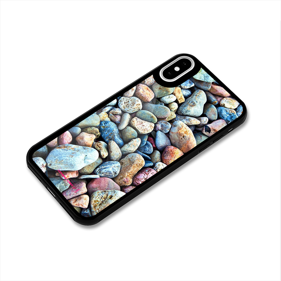 Pebbles Glass Back Case for iPhone XS