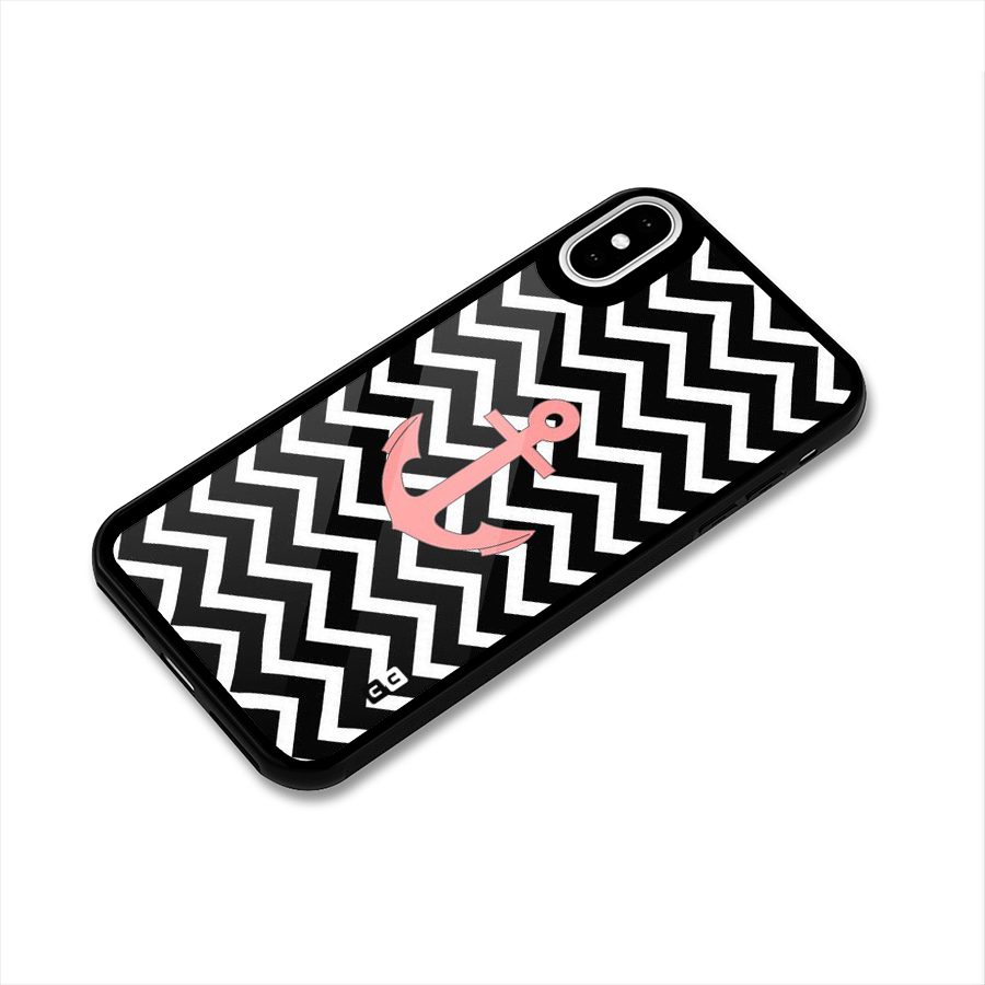 Pink Sailor Glass Back Case for iPhone XS