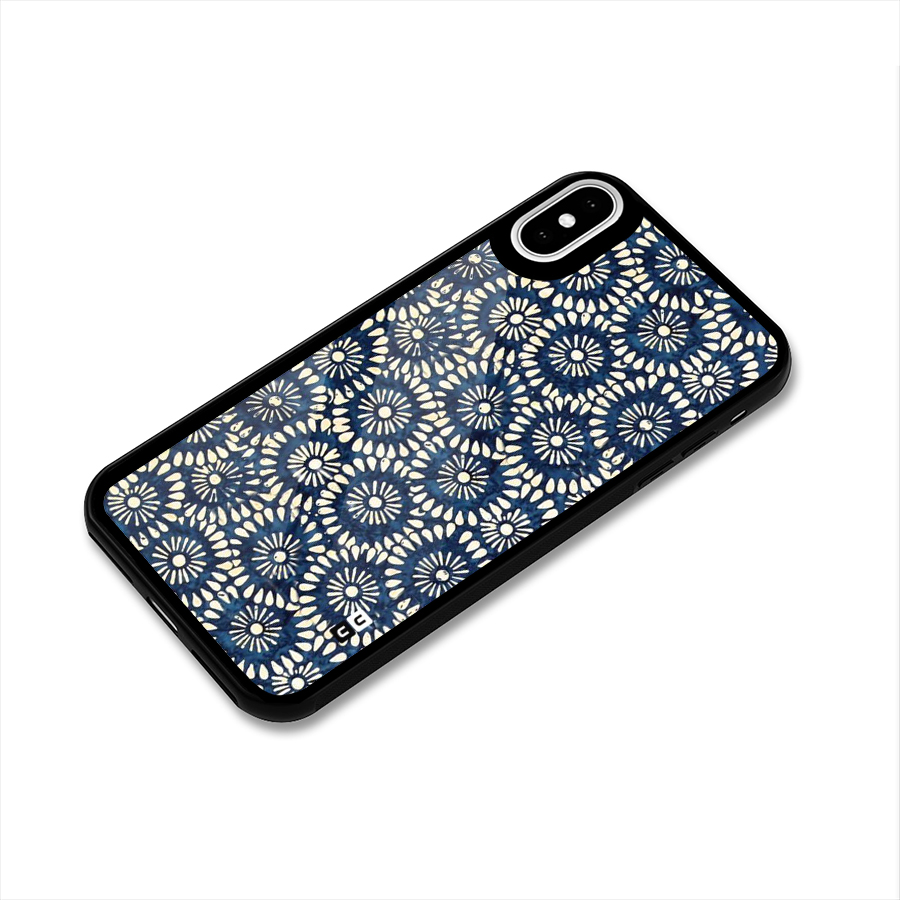 Pretty Circles Glass Back Case for iPhone XS