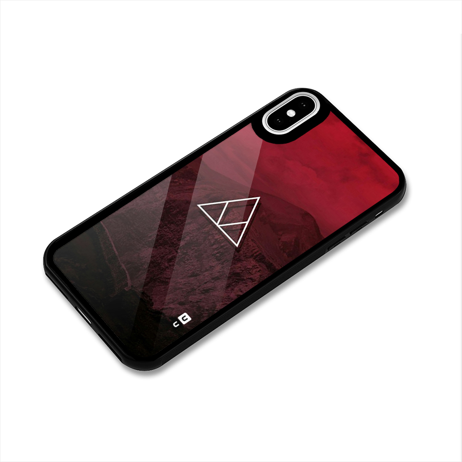 Red Hills Glass Back Case for iPhone XS