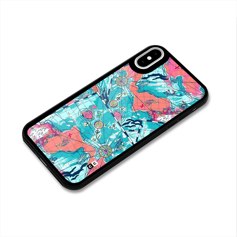 Sea Adventure Glass Back Case for iPhone XS
