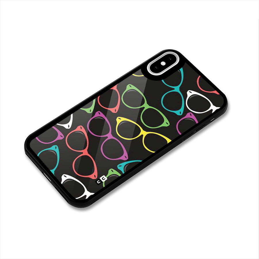 See Colours Glass Back Case for iPhone XS