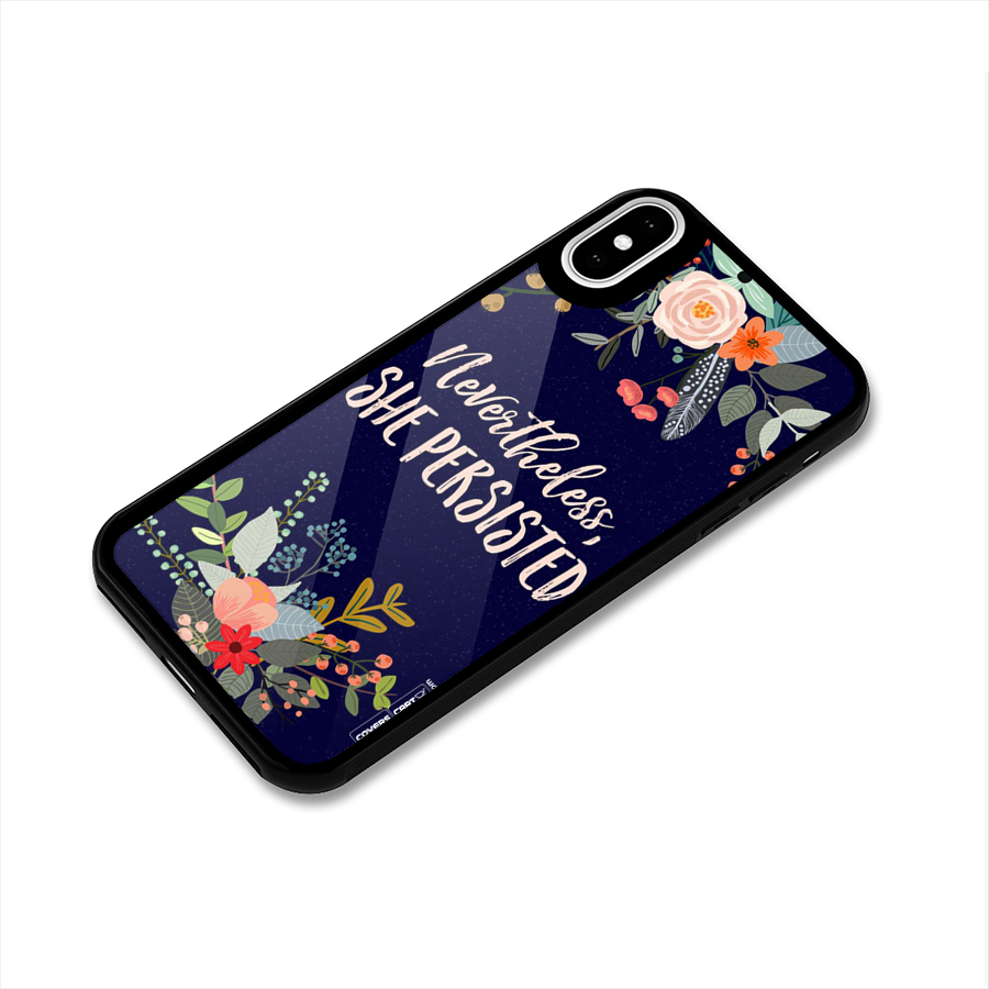 She Persisted Glass Back Case for iPhone XS