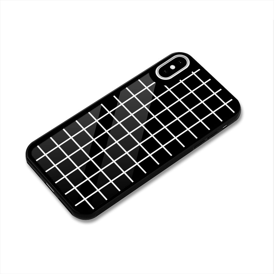 Square Puzzle Glass Back Case for iPhone XS