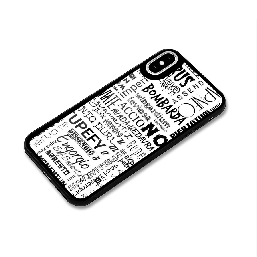 Stupefy Glass Back Case for iPhone XS