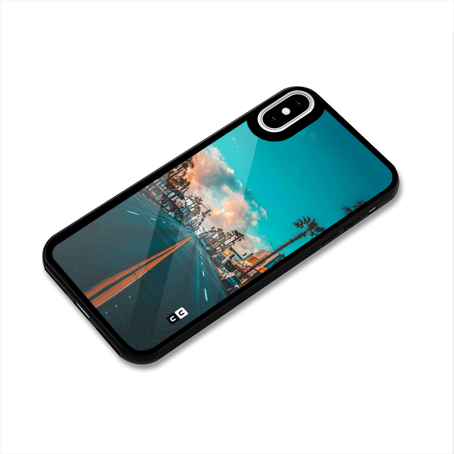 Sundown Road Glass Back Case for iPhone XS