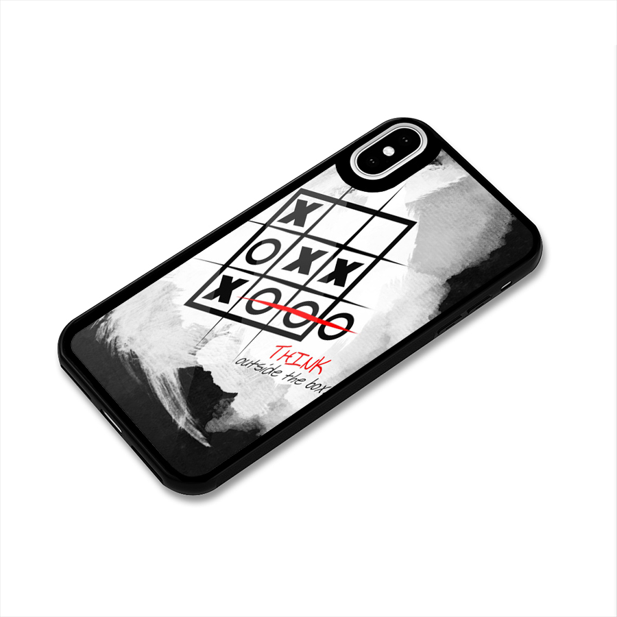 Think Box Glass Back Case for iPhone XS