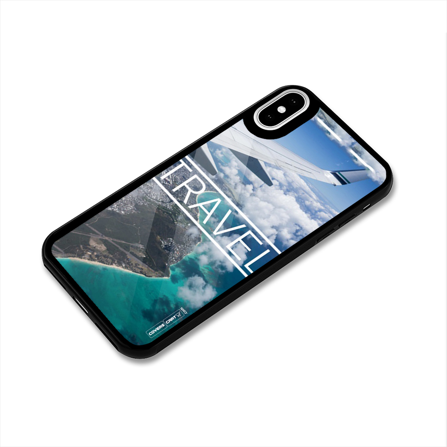 Travel Glass Back Case for iPhone XS