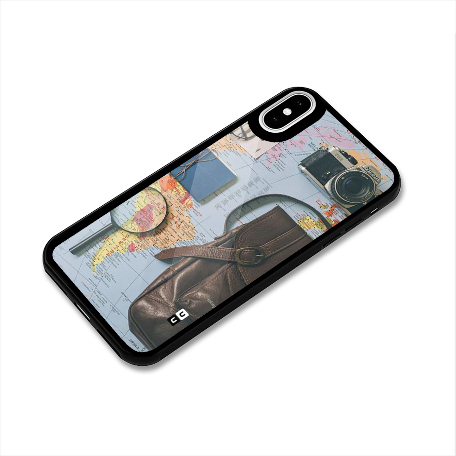 Travel Requisites Glass Back Case for iPhone XS