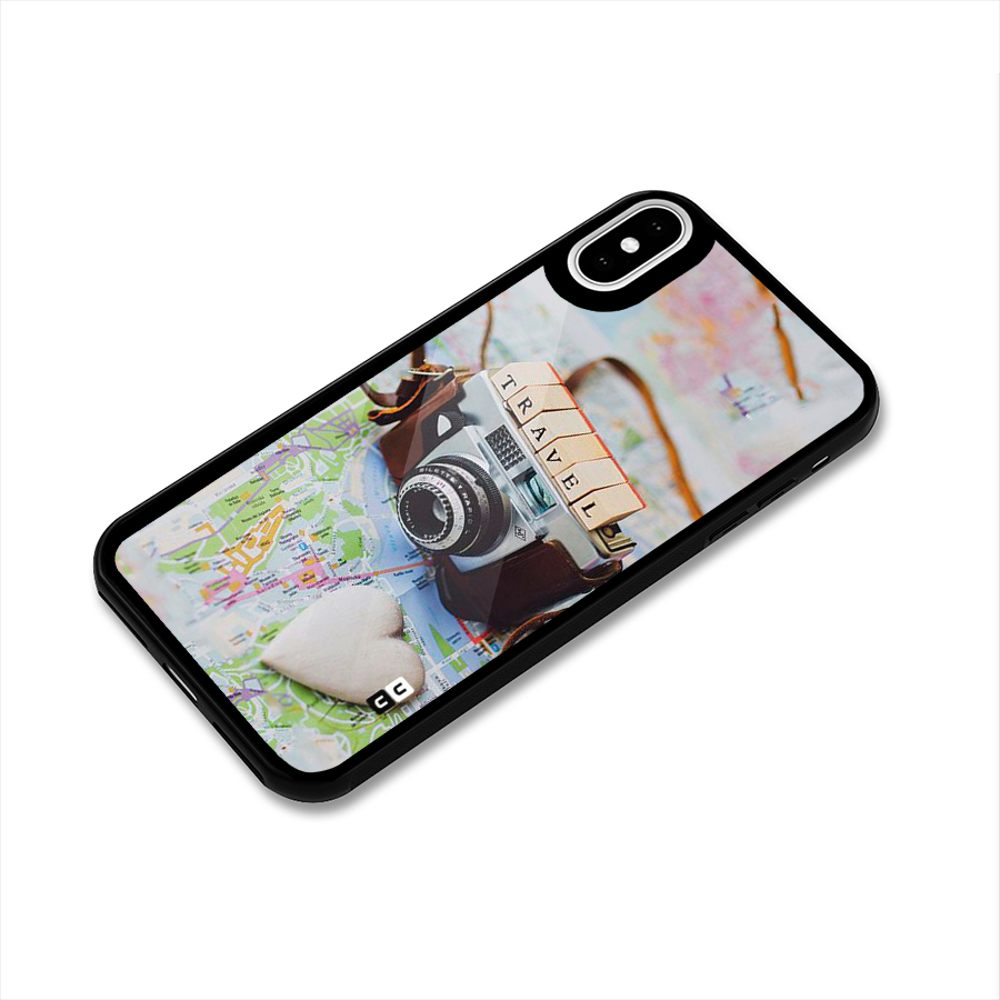 Travel Snapshot Glass Back Case for iPhone XS
