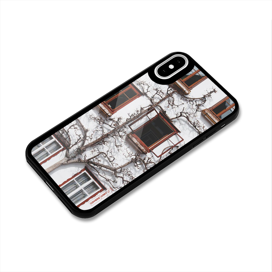 Tree House Glass Back Case for iPhone XS