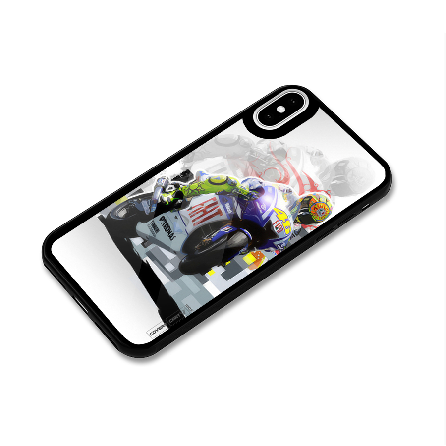 Valentino Rossi Glass Back Case for iPhone XS