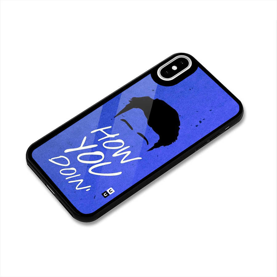 Wassup You Glass Back Case for iPhone XS