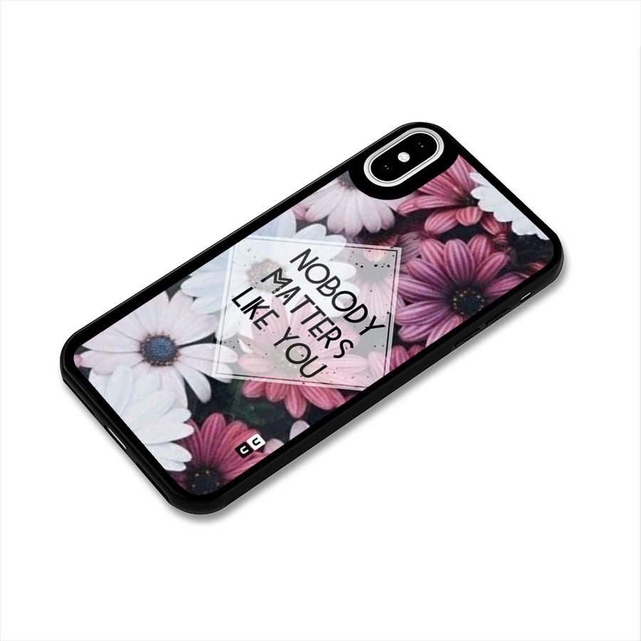 You Matter Glass Back Case for iPhone XS