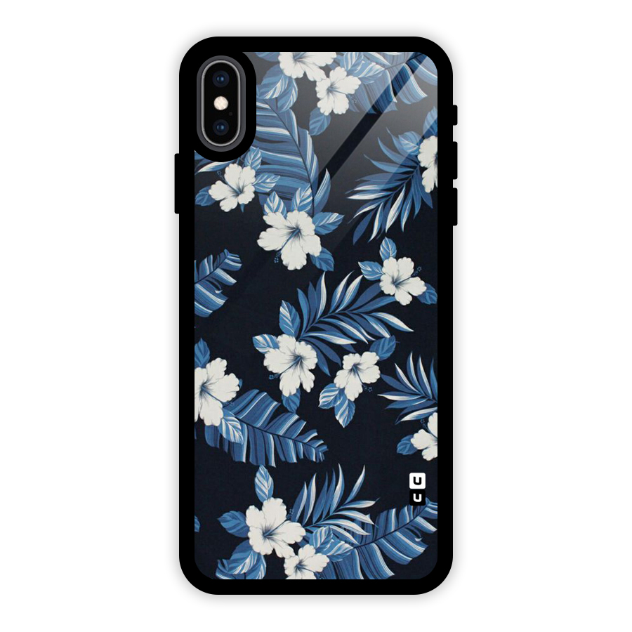 Aesthicity Floral Glass Back Case for iPhone XS Max