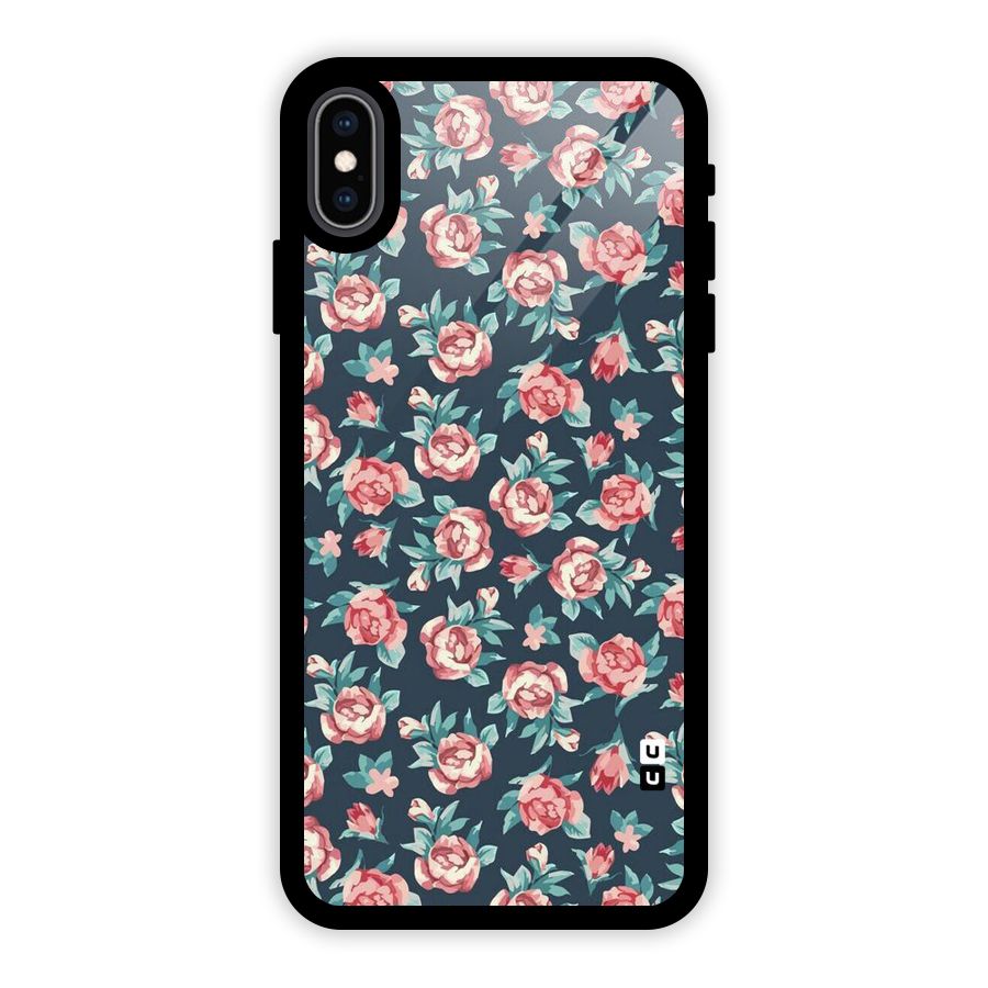 All Art Bloom Glass Back Case for iPhone XS Max