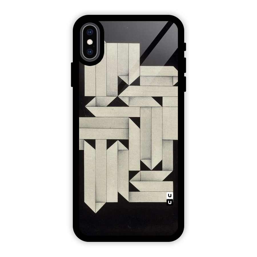 Ancient Rugged Glass Back Case for iPhone XS Max