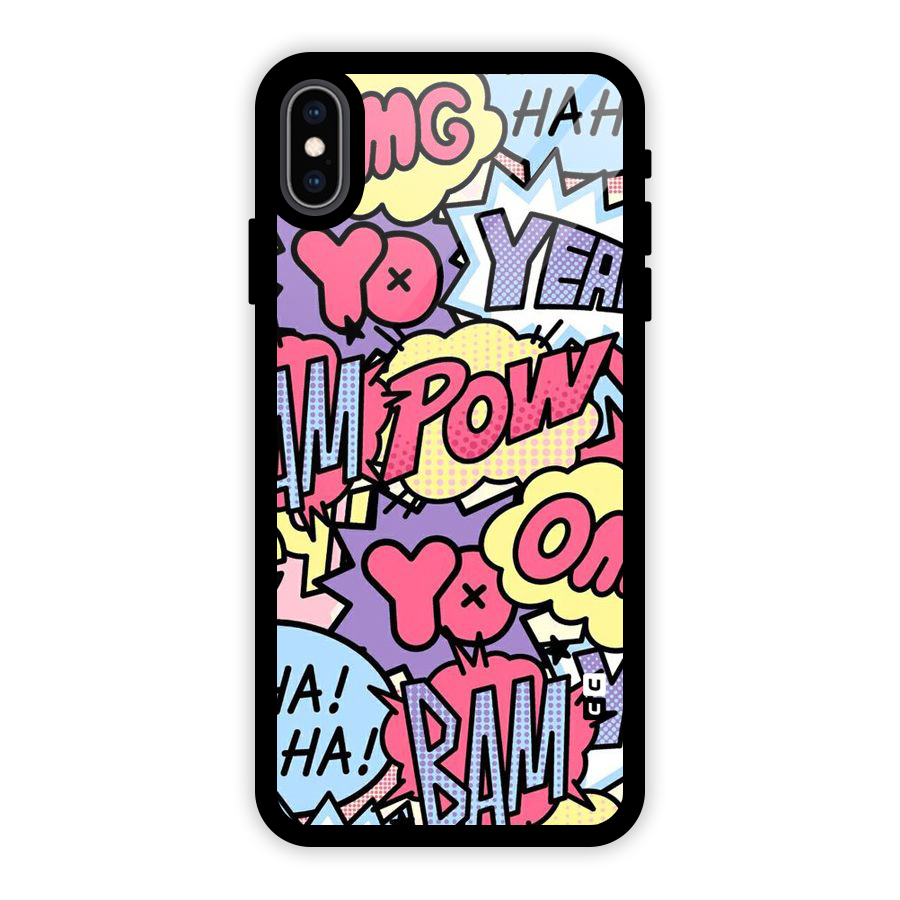 Bam Omg Glass Back Case for iPhone XS Max