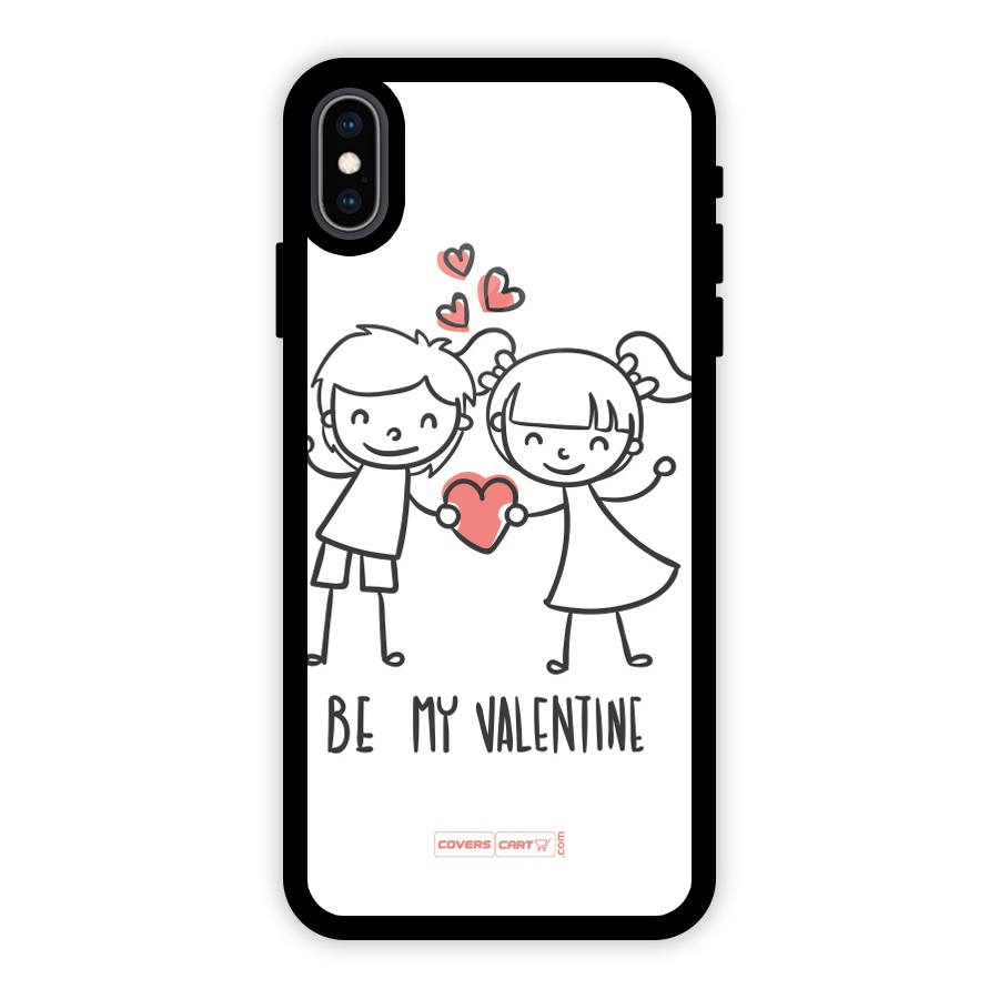 Be My Valentine Glass Back Case for iPhone XS Max