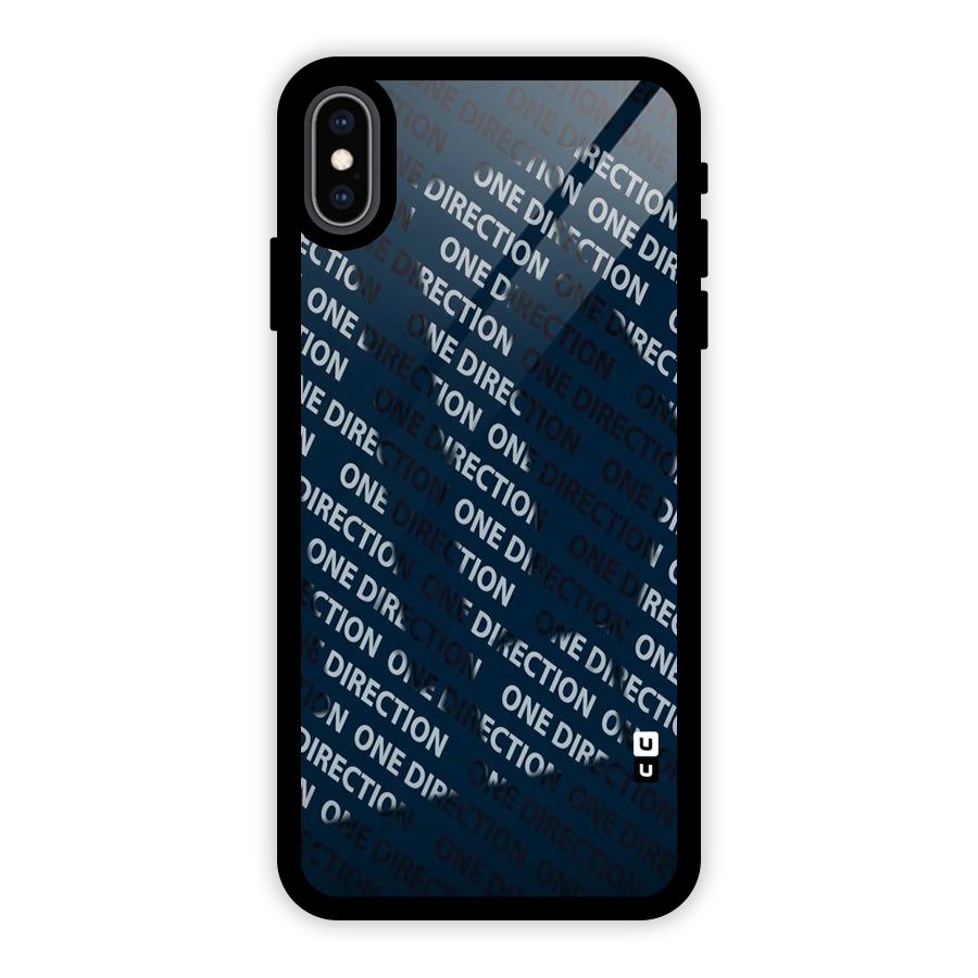 Blue Way Glass Back Case for iPhone XS Max