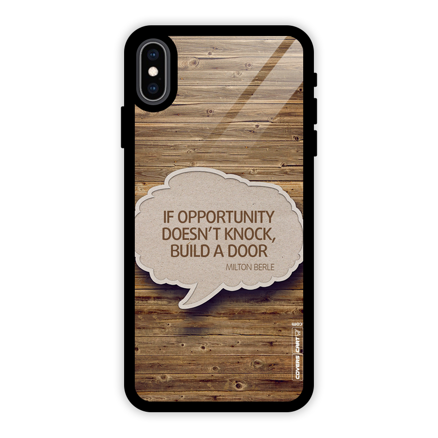 Build Your Door Glass Back Case for iPhone XS Max