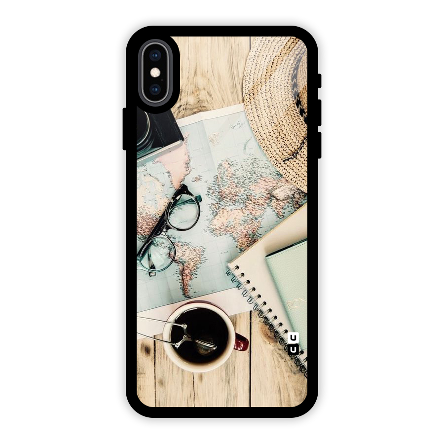 Camera Notebook Glass Back Case for iPhone XS Max