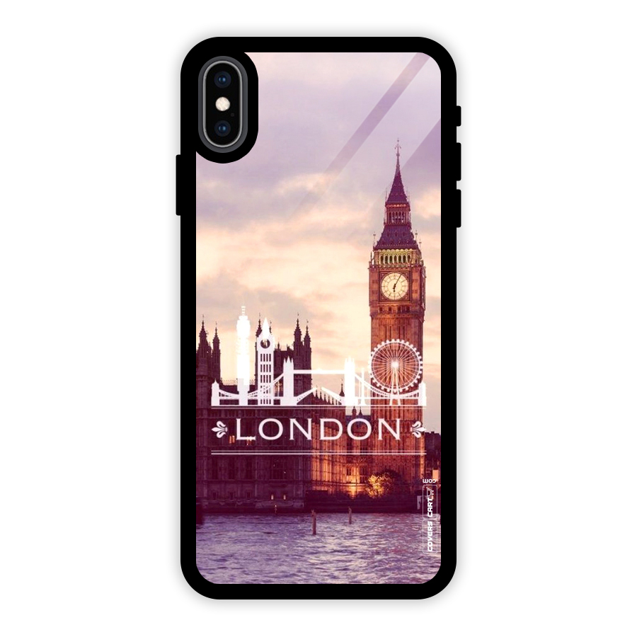City Tower Glass Back Case for iPhone XS Max