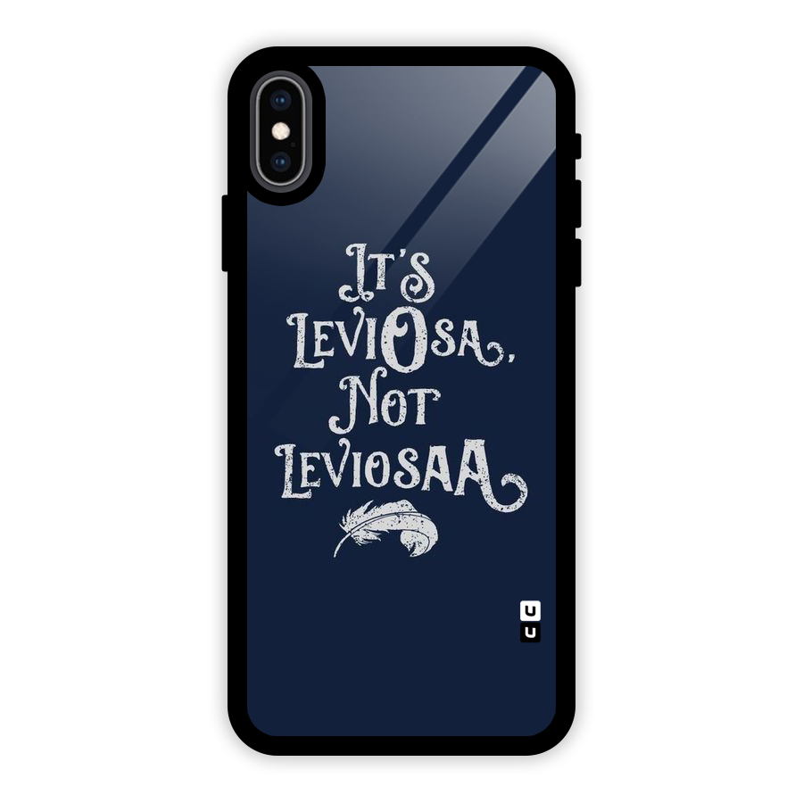 Correction Feather Glass Back Case for iPhone XS Max