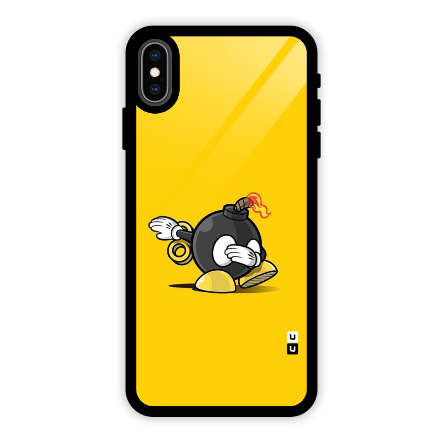 Dab Bomb Glass Back Case for iPhone XS Max
