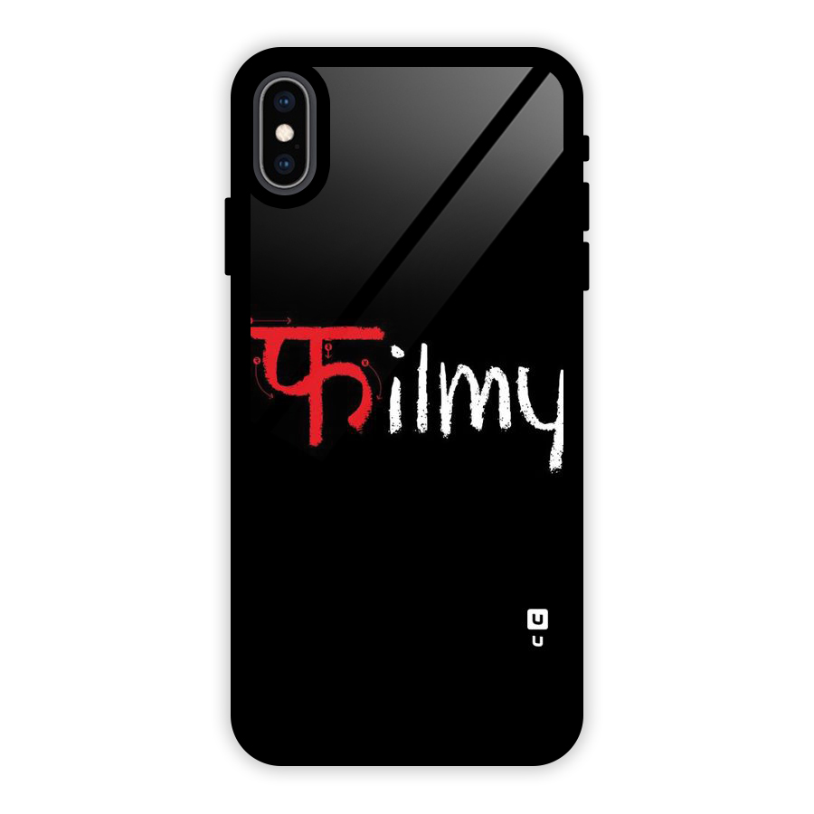 Filmy Glass Back Case for iPhone XS Max