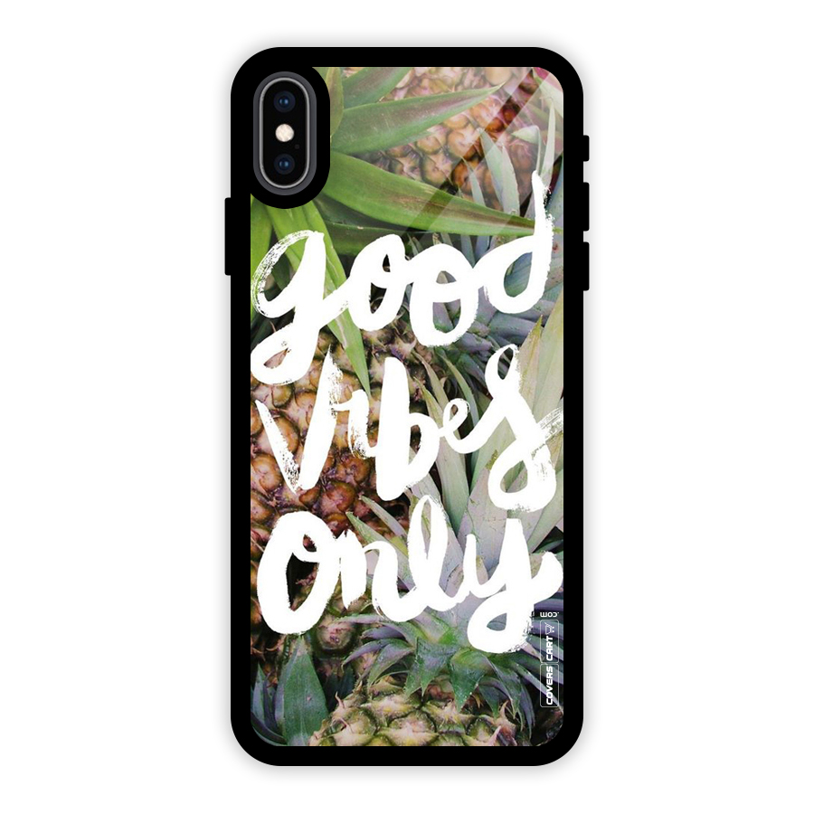 Forest Vibes Glass Back Case for iPhone XS Max
