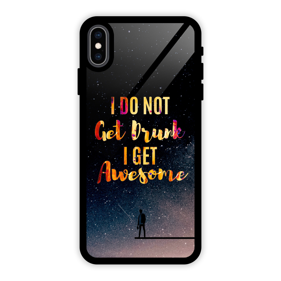 Get Awesome Glass Back Case for iPhone XS Max
