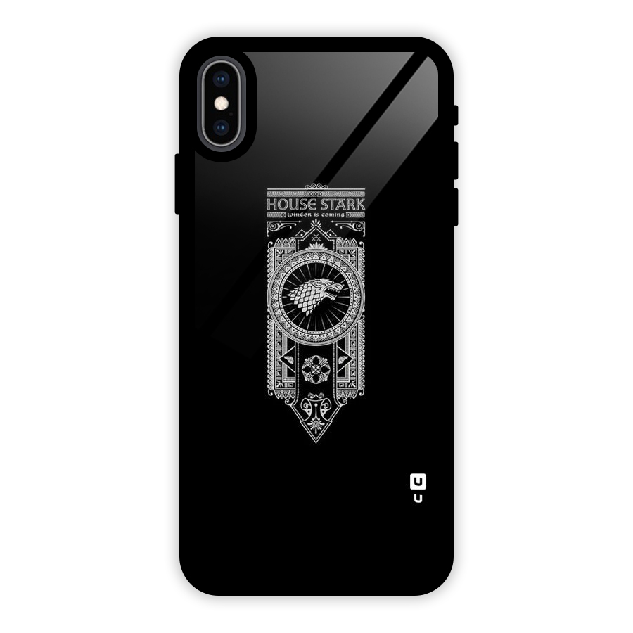 House Banner Glass Back Case for iPhone XS Max