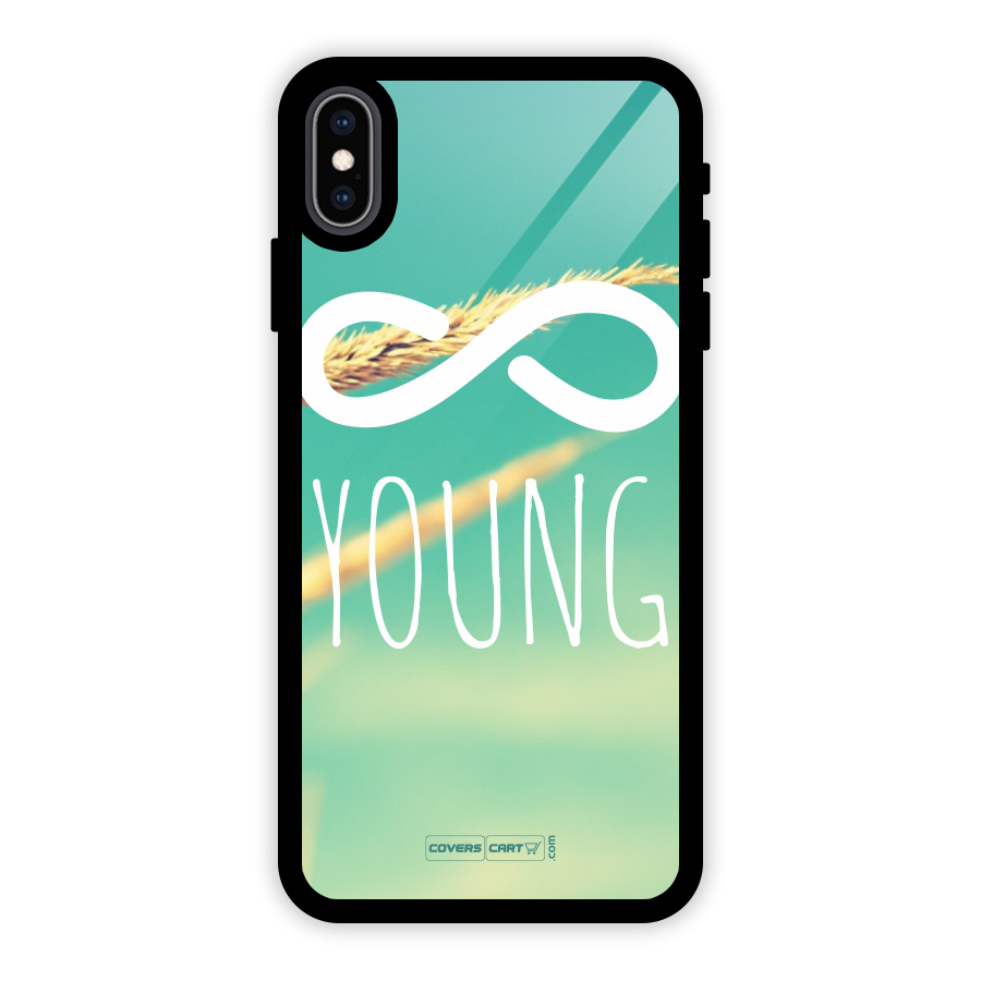Infinity Young Glass Back Case for iPhone XS Max