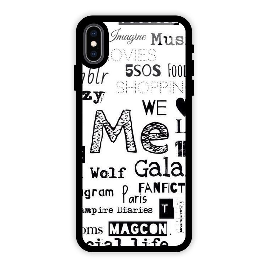 Love Things Glass Back Case for iPhone XS Max