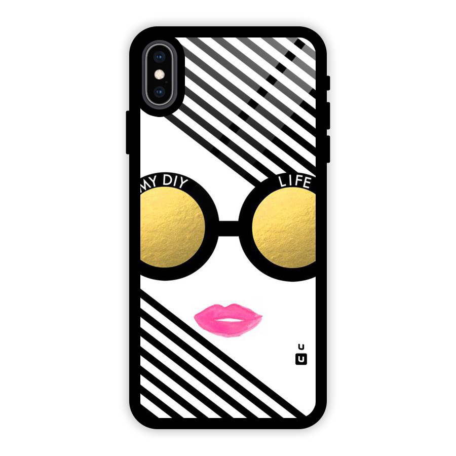My DIY Life Glass Back Case for iPhone XS Max