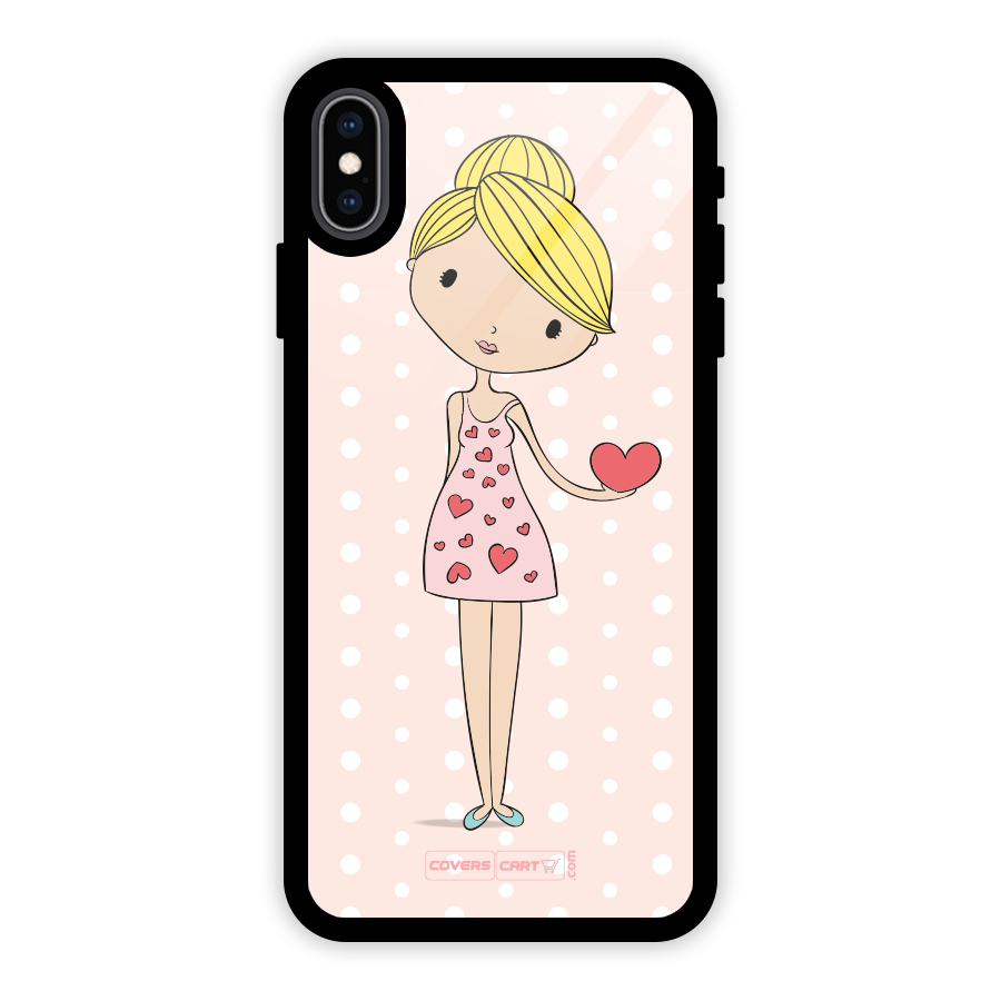 My Innocent Heart Glass Back Case for iPhone XS Max