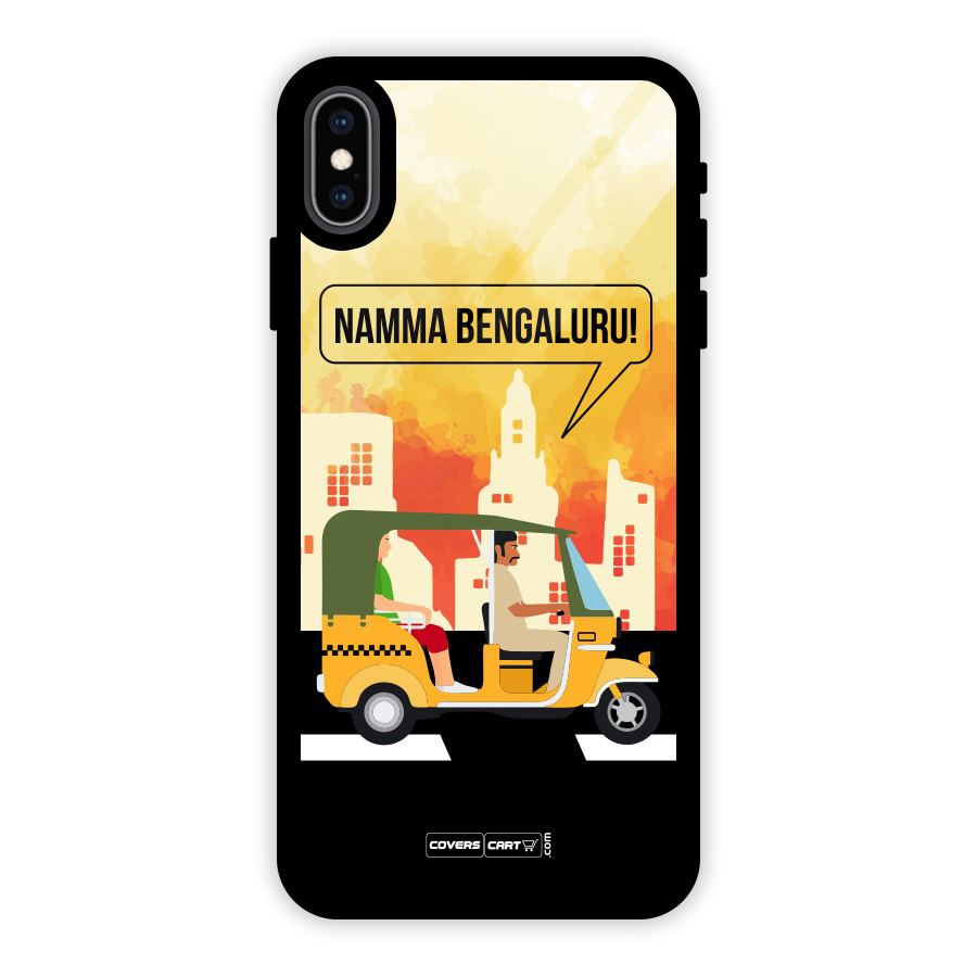 Namma Bengaluru Glass Back Case for iPhone XS Max