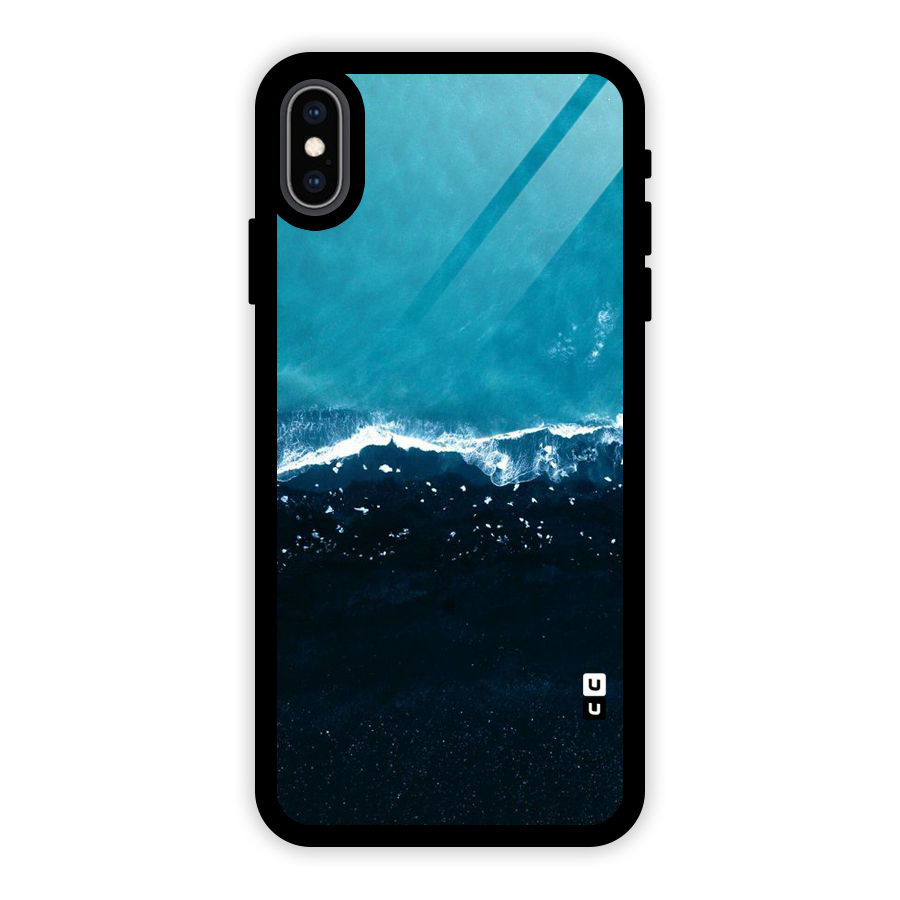 Ocean Blues Glass Back Case for iPhone XS Max