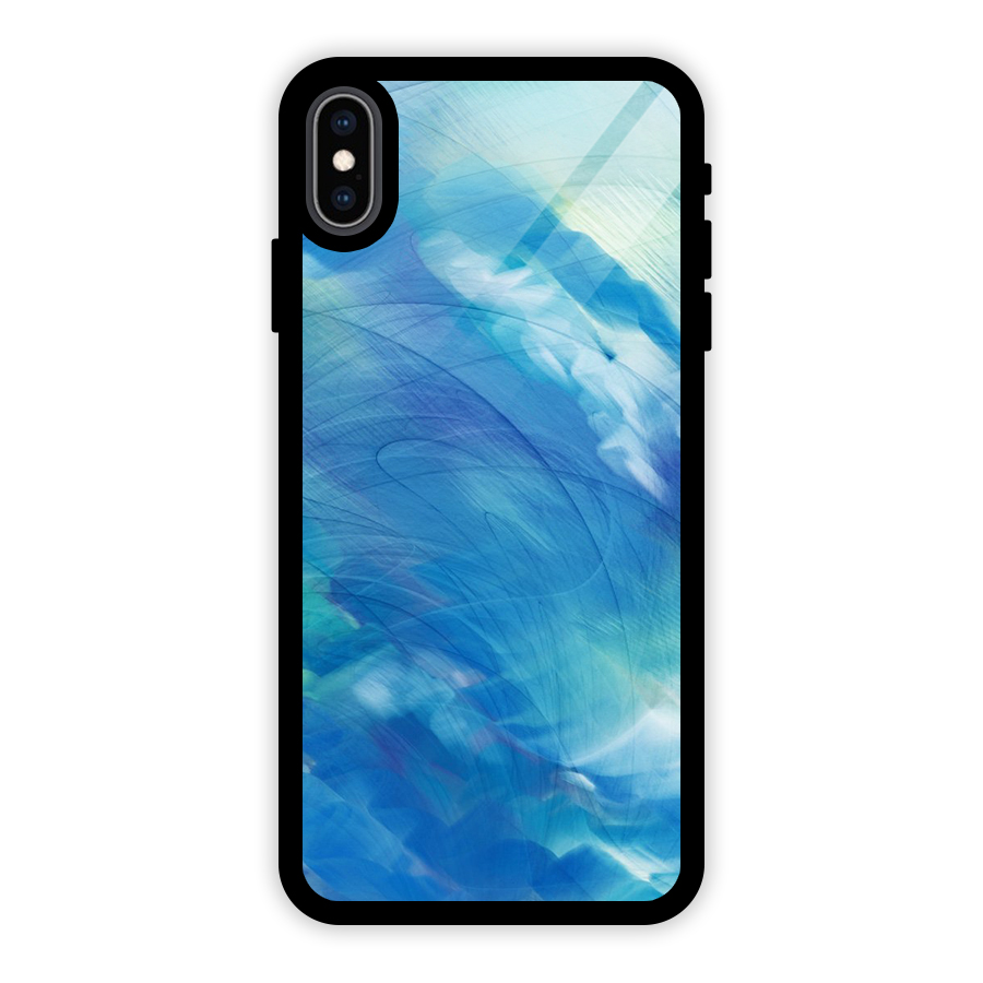 Ocean Mist Glass Back Case for iPhone XS Max