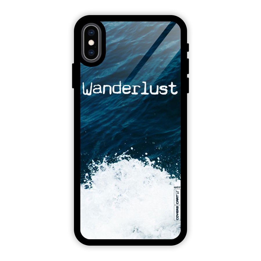 Ocean Wanderlust Glass Back Case for iPhone XS Max