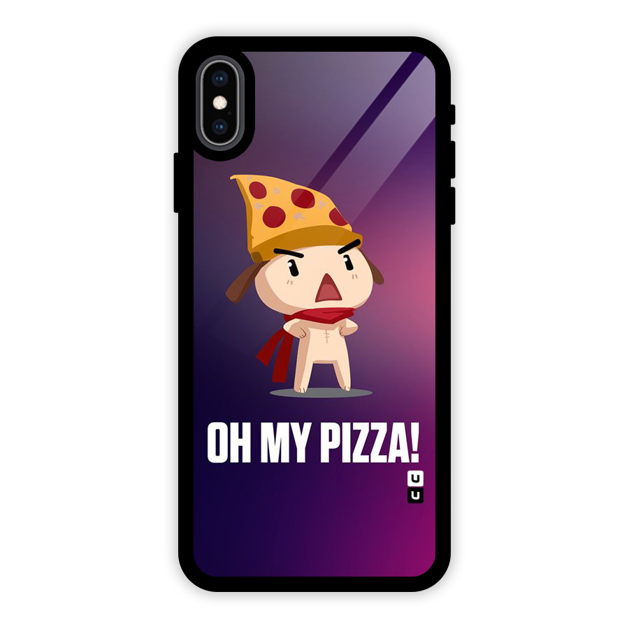 Oh My Pizza Glass Back Case for iPhone XS Max