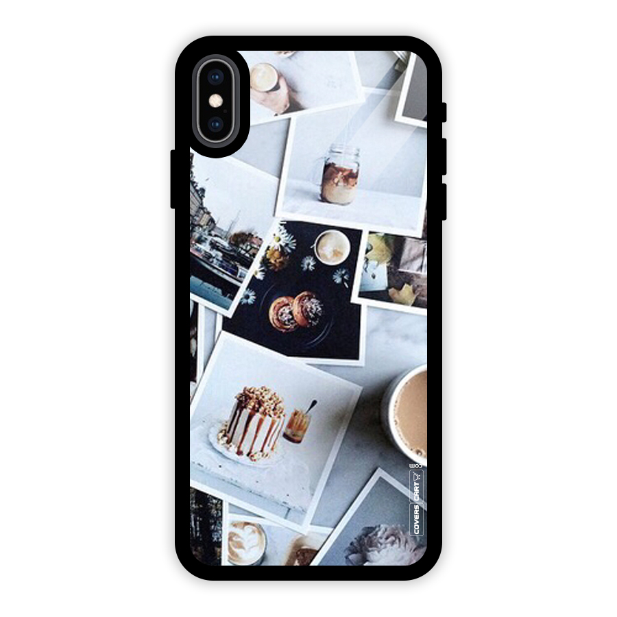 Pictures Coffee Glass Back Case for iPhone XS Max
