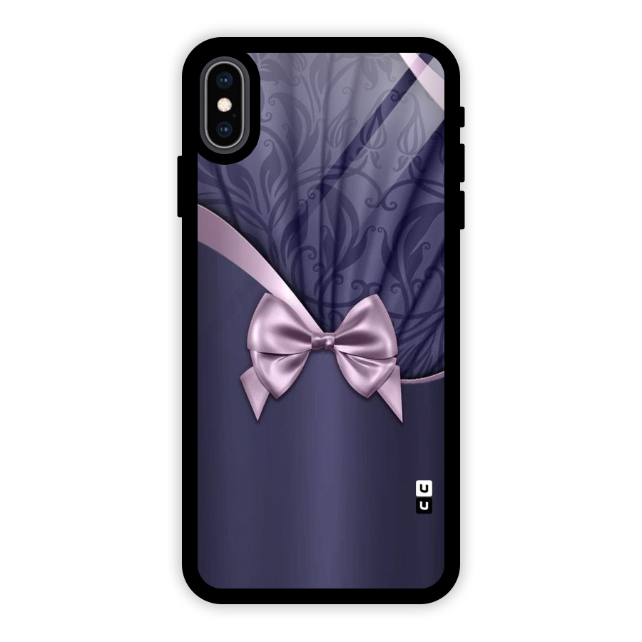 Pink Ribbon Glass Back Case for iPhone XS Max