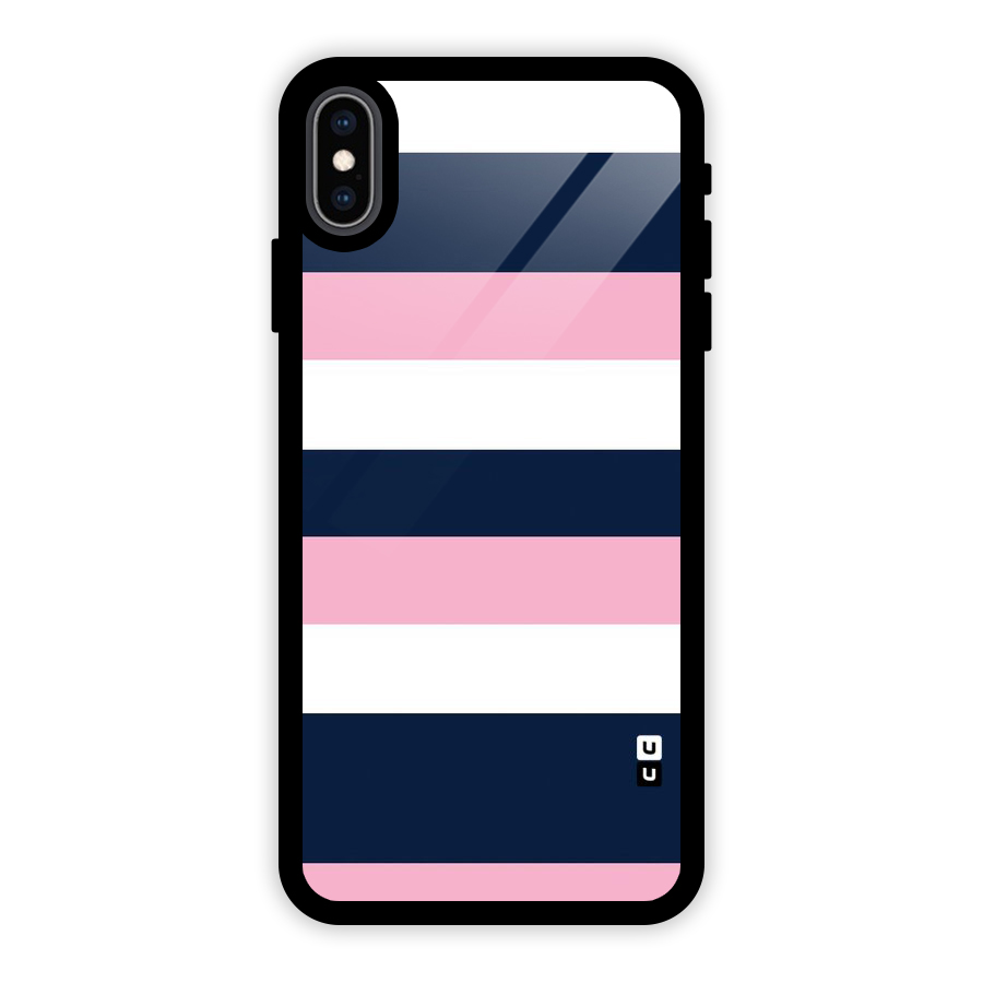 Play In Pastels Glass Back Case for iPhone XS Max