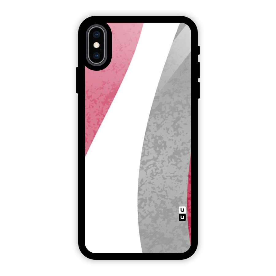 Pretty Flow Design Glass Back Case for iPhone XS Max