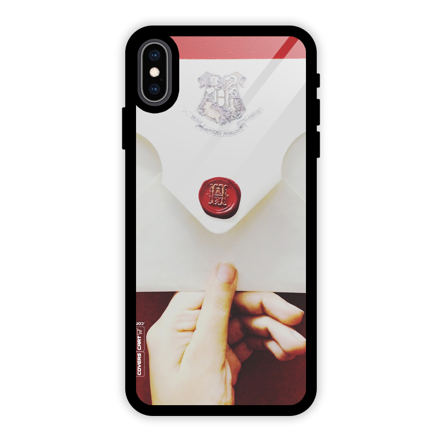 Red Envelope Glass Back Case for iPhone XS Max