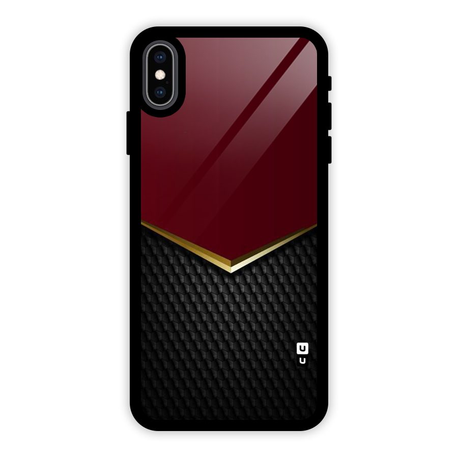 Rich Design Glass Back Case for iPhone XS Max